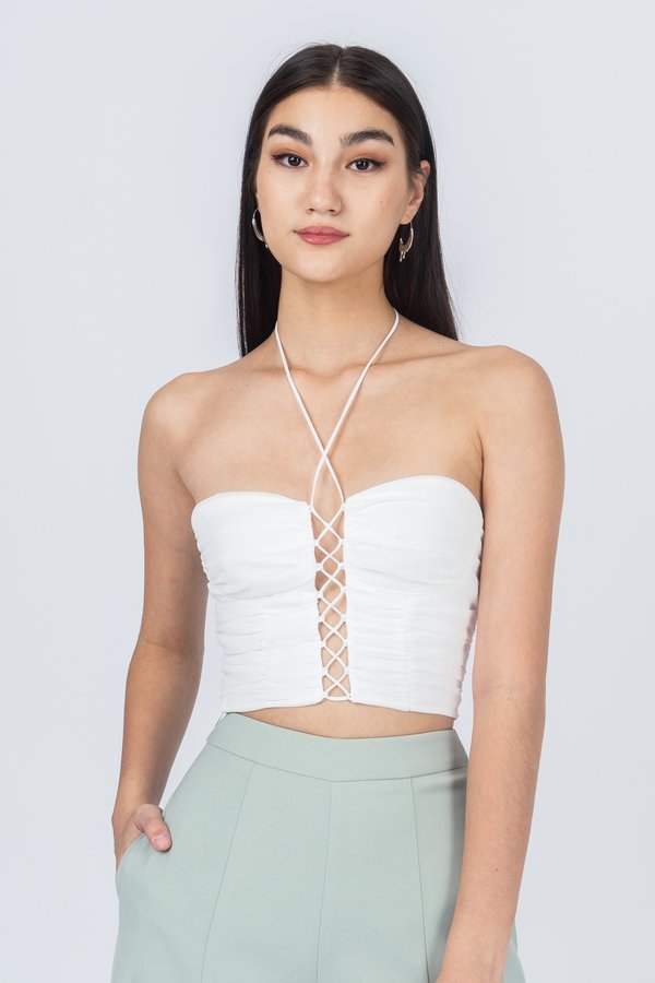 Intertwined Top in White
