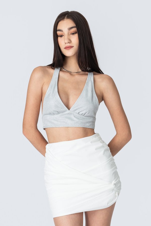 Intrude Skirt in White