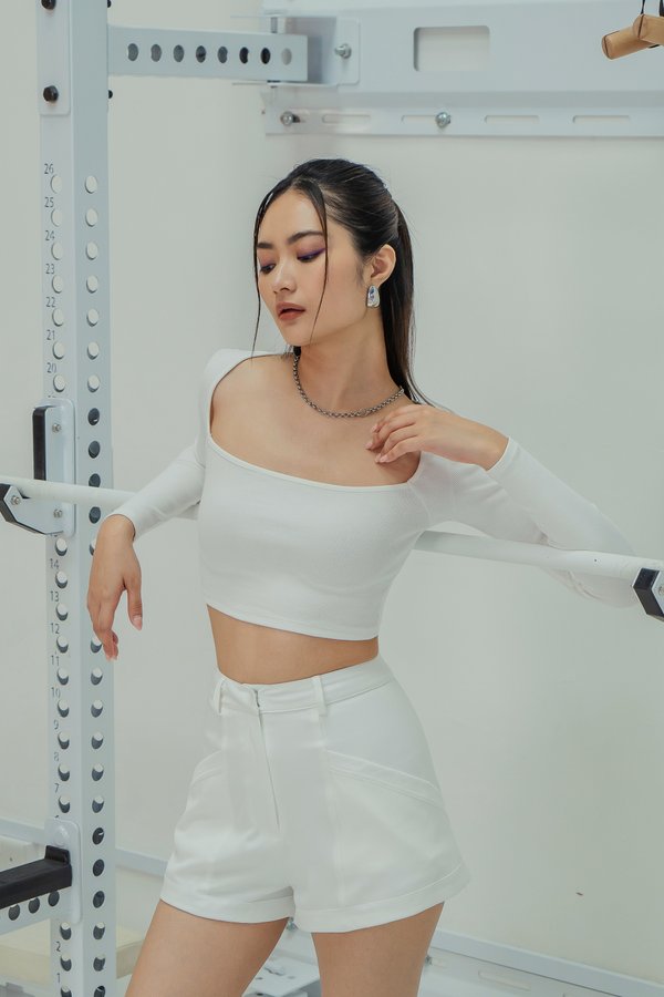 2nd Skin Top in White