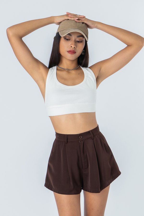Coy Shorts in Brown