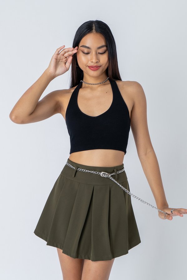 Linked It Skirt in Olive