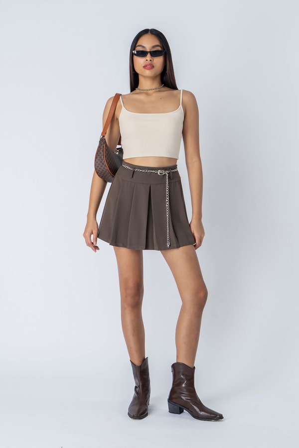 Linked It Skirt in Brown