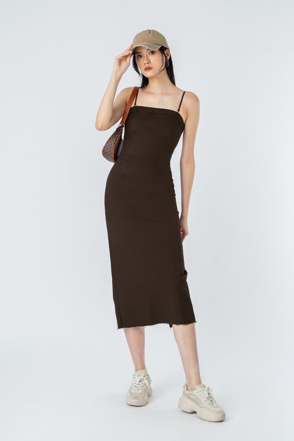 City Dress in Brown