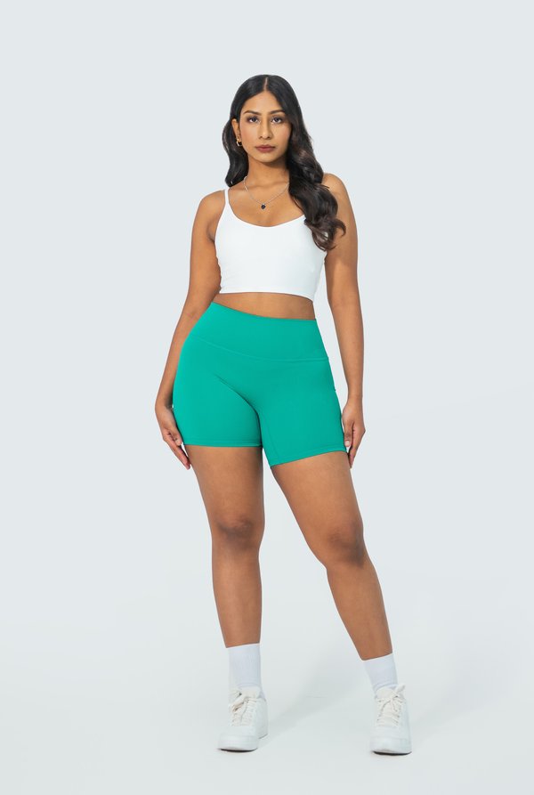 Barely There Shorts in Kelly Green