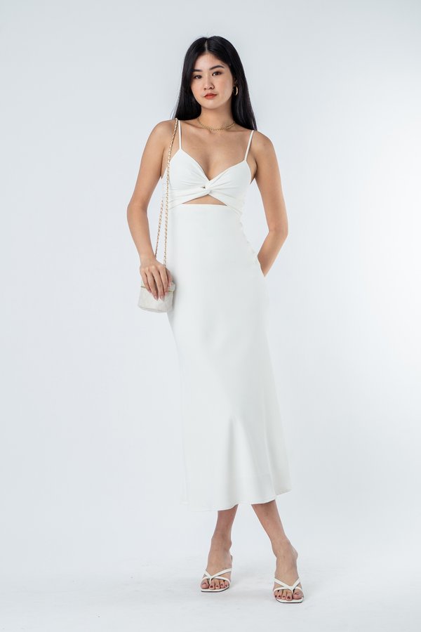 Warp Dress in White