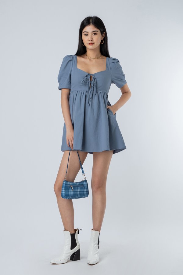 Collate Dress in Blue