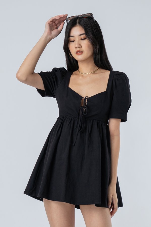 Collate Dress in Black