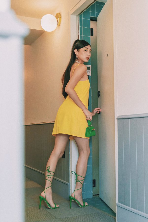 Routine Dress in Yellow