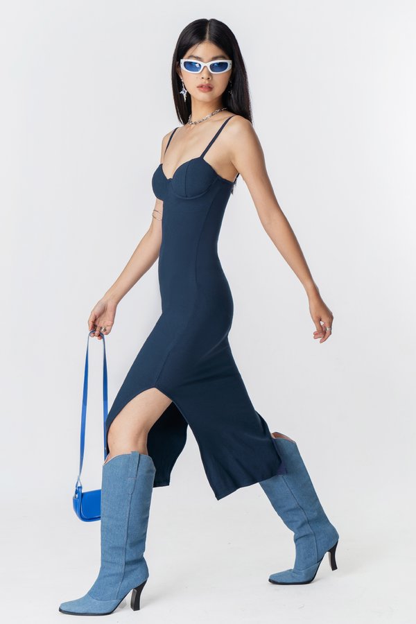 Confluence Dress in Blue
