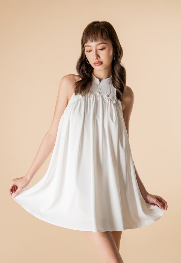 Frequency Dress in White