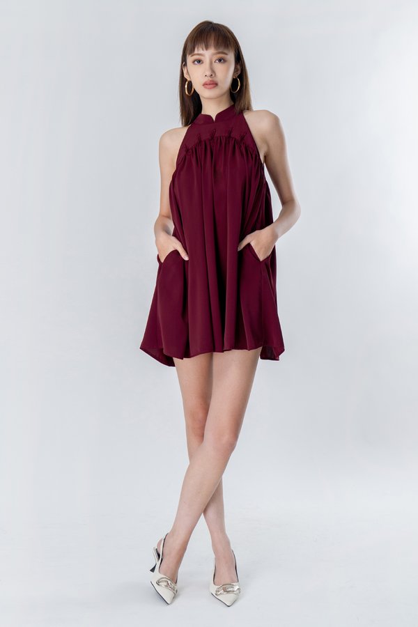 Frequency Dress in Red