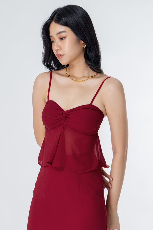 Adrift Top in Red