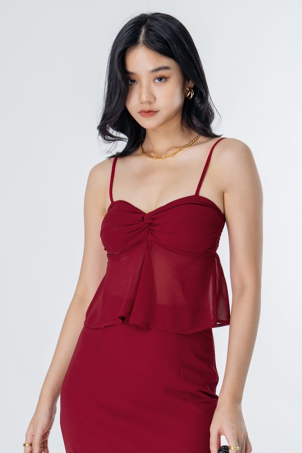 Adrift Top in Red