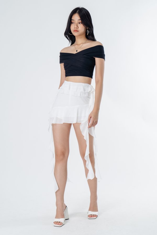 Fluctuate Skirt in White