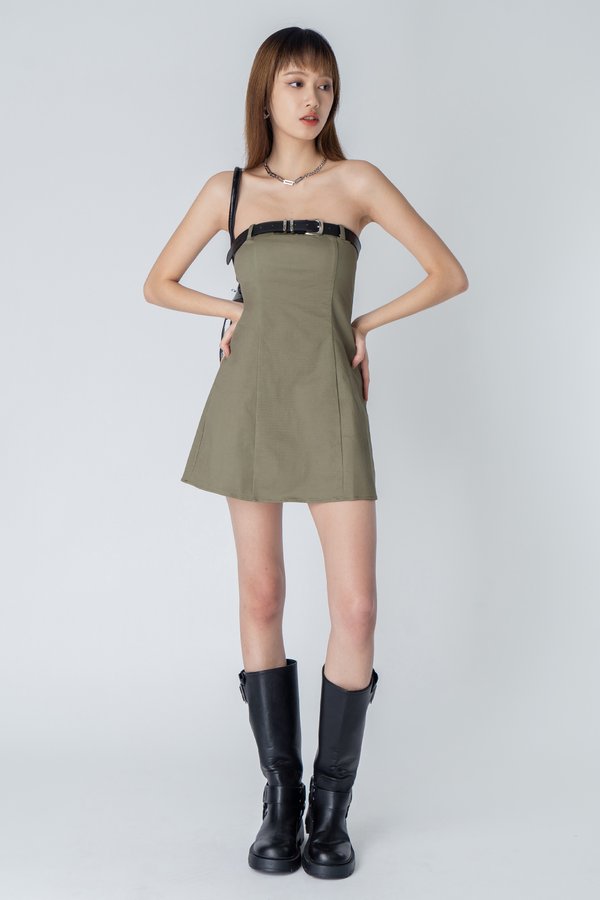 Forge Dress in Olive