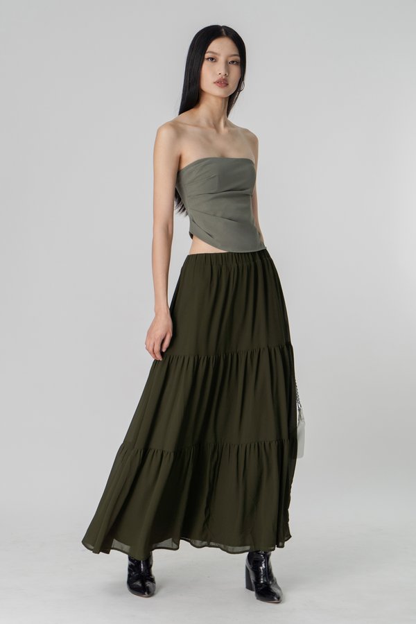 Ply Skirt in Olive