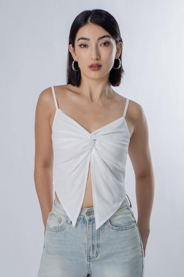 Entwine Top in White