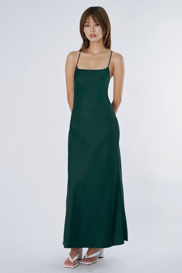 Bachelorette Dress in Emerald