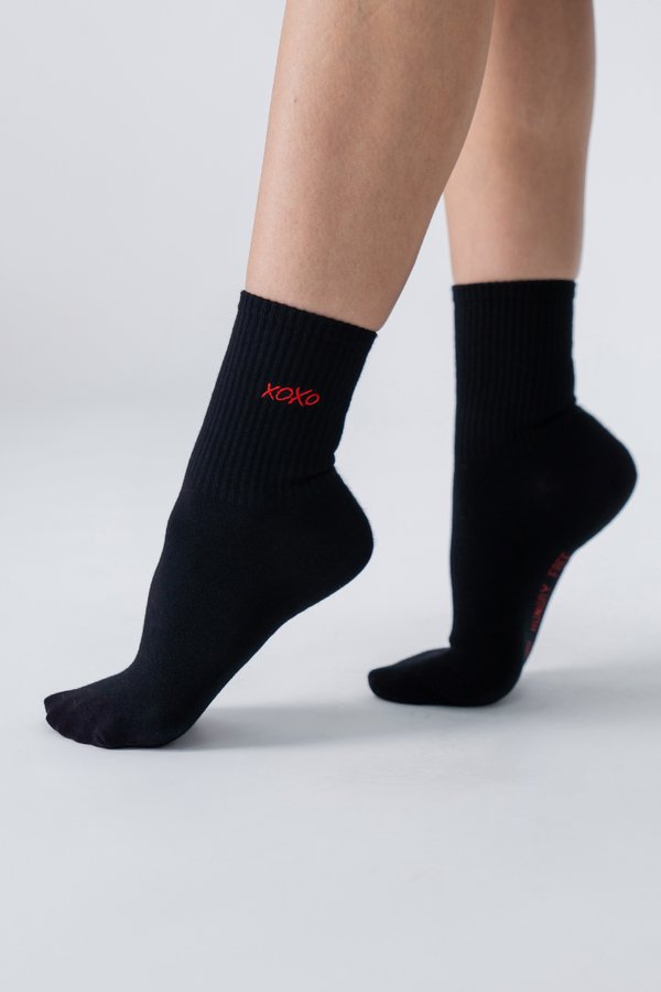 L8R Socks in Black