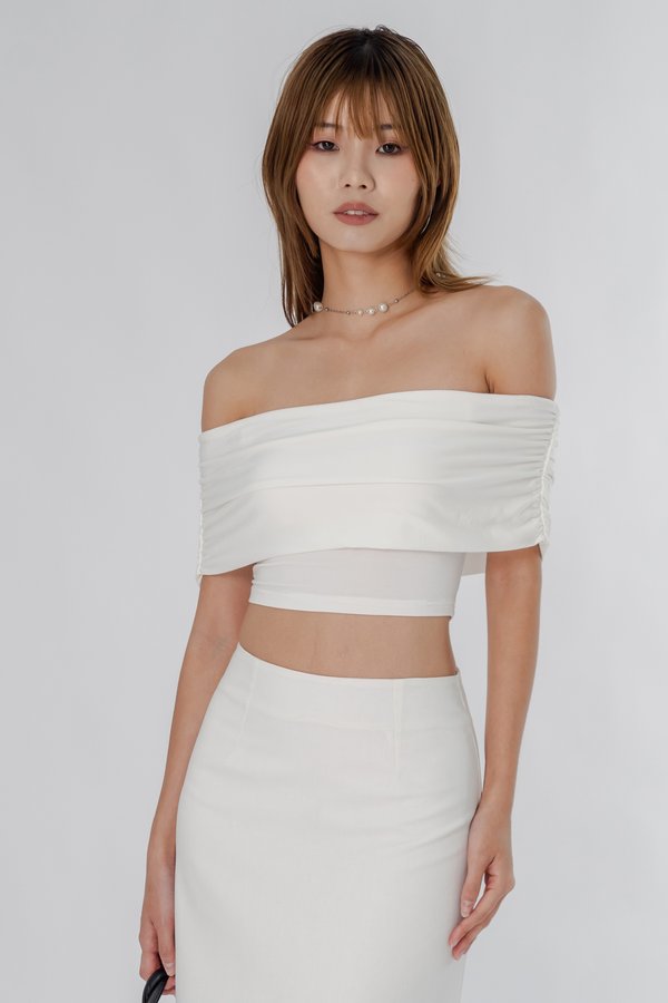 Linear Top in White