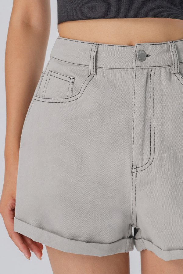 Aeons Shorts in Light Grey