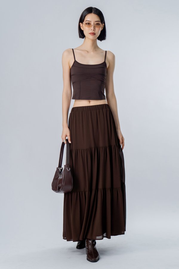 Ply Skirt in Coffee