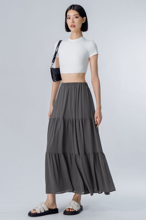 Ply Skirt in Grey