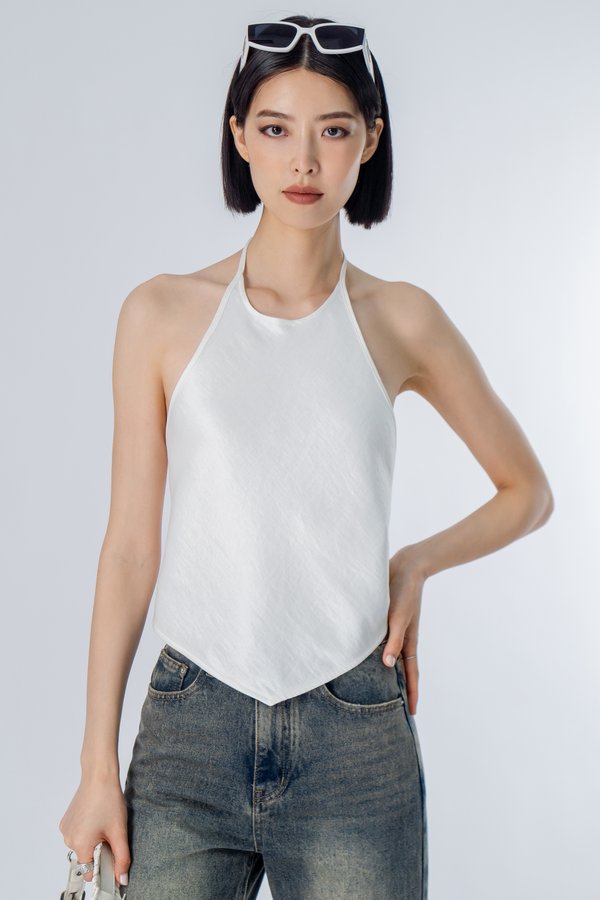 Handler Top in White