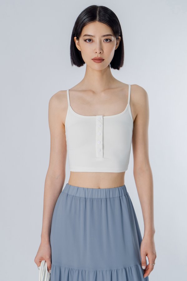 Lever Top in White