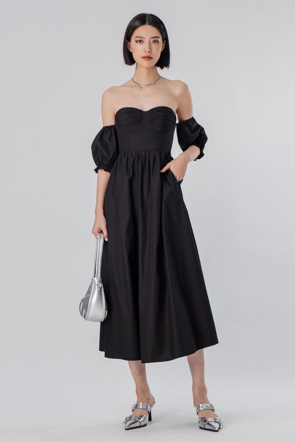 Creek Dress in Black