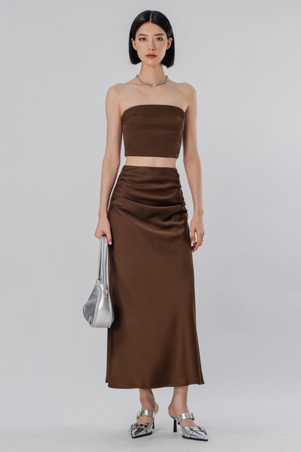 Fluent Skirt in Toffee