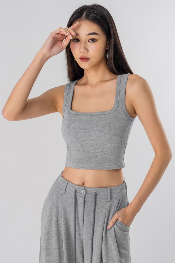 Dailies Top in Jersey Grey