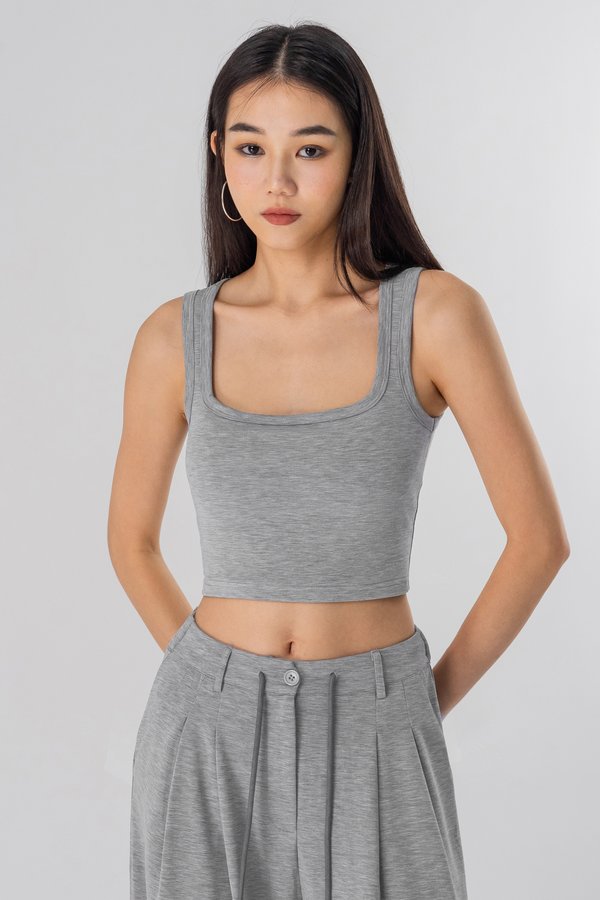 Dailies Top in Jersey Grey