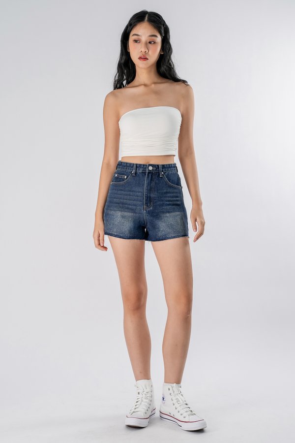 Boy Shorts in Dark Vintage Wash