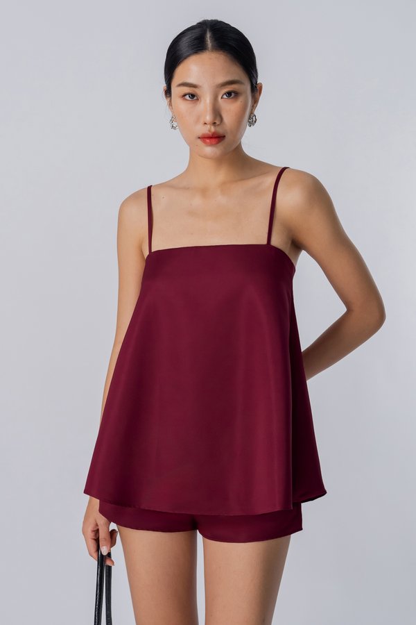 SET: Ensemble Flare Cami Top + Combo Flare Shorts