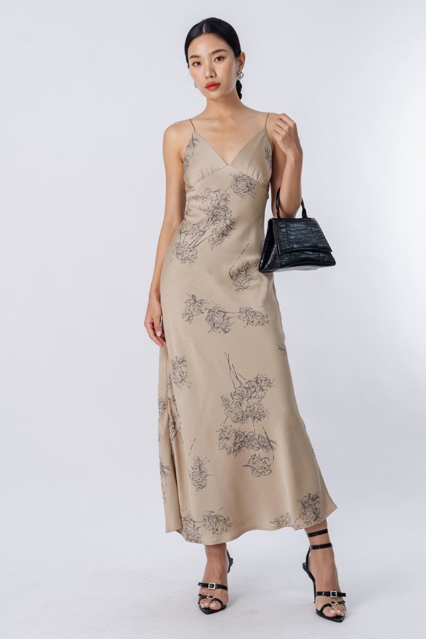 Prelude Dress in Champagne