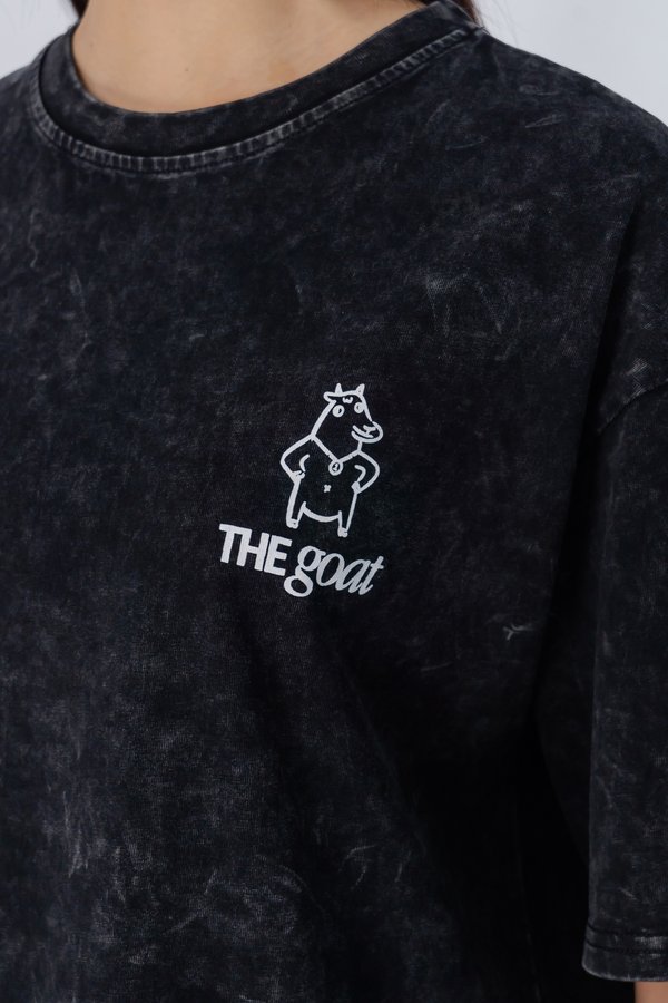 The Goat Tee in Black