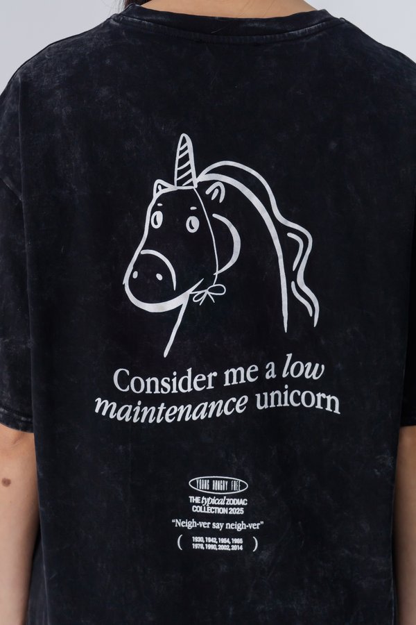 The Horse Tee in Black