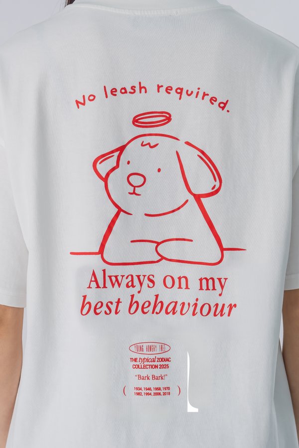 The Dog Tee in White