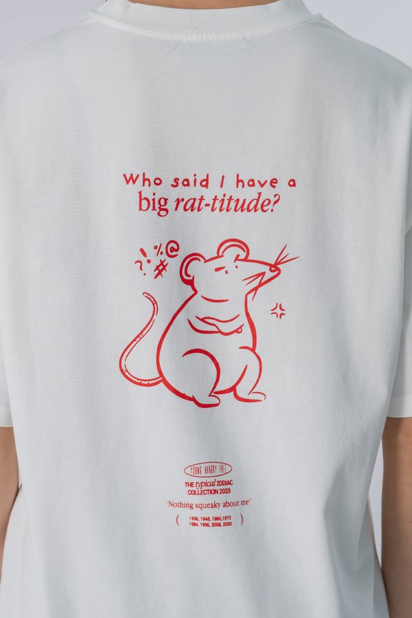 The Rat Tee in White