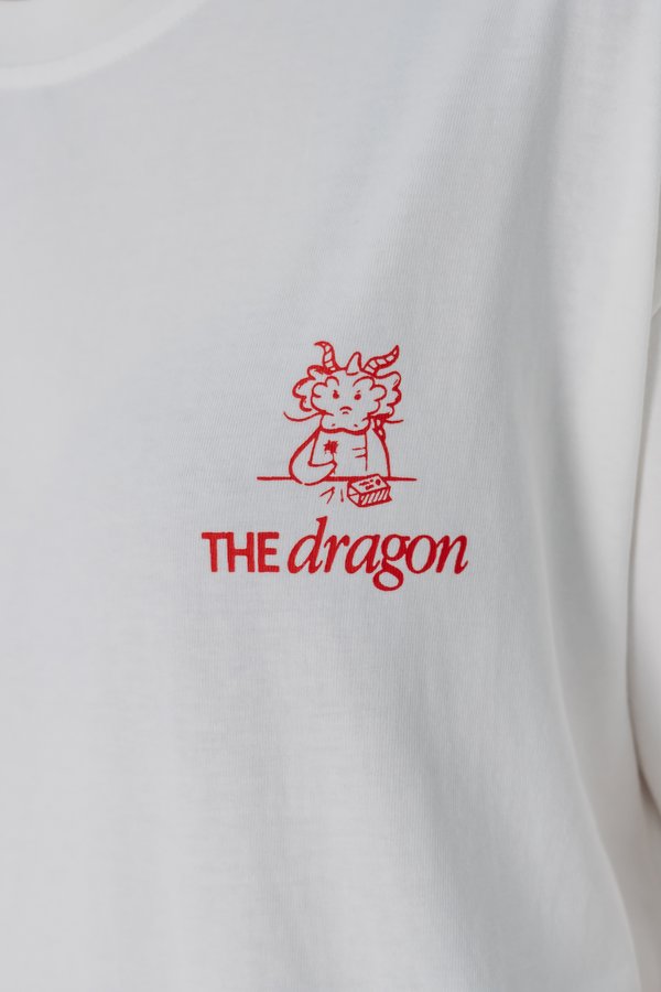 The Dragon Tee in White