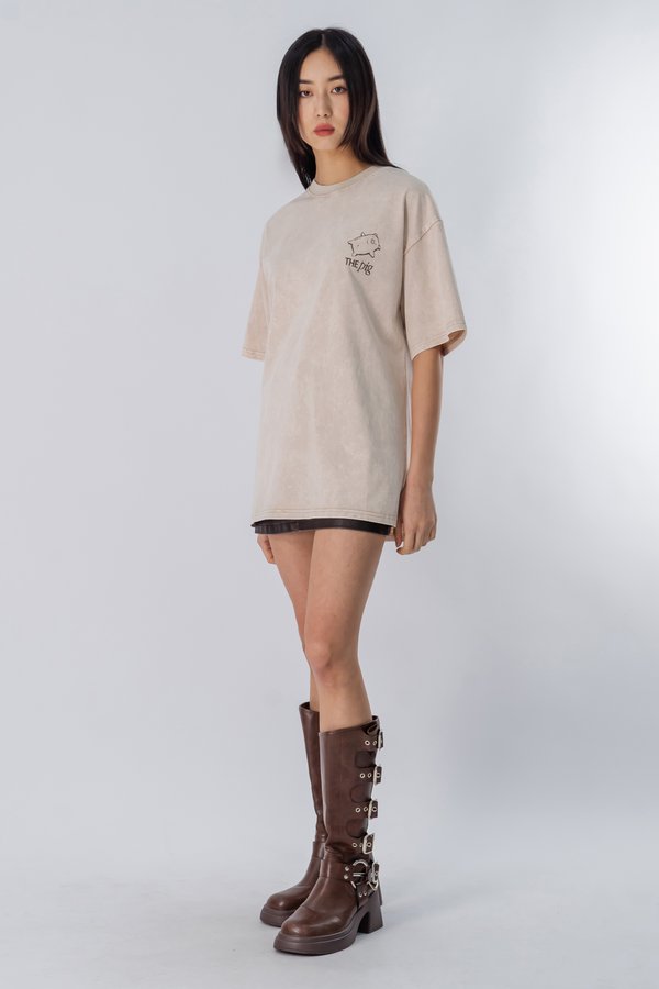 The Pig Tee in Desert Wash