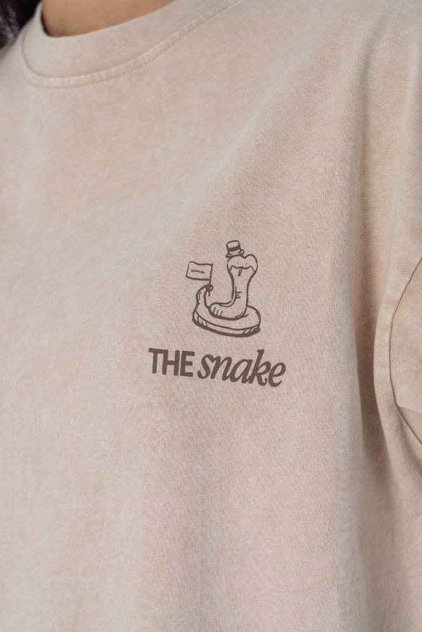 The Snake Tee in Desert Wash