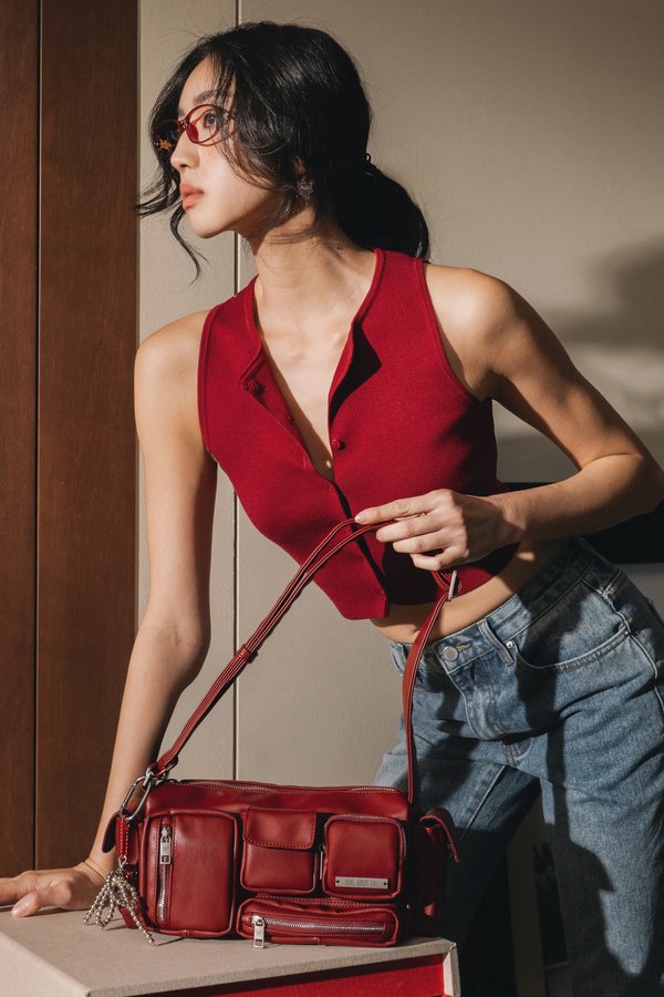 The Pickpocket Bag in Carnal Red