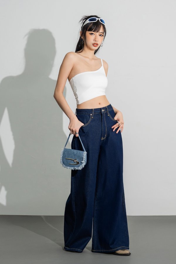 PETITE | Mega Baggy Jeans in Indigo