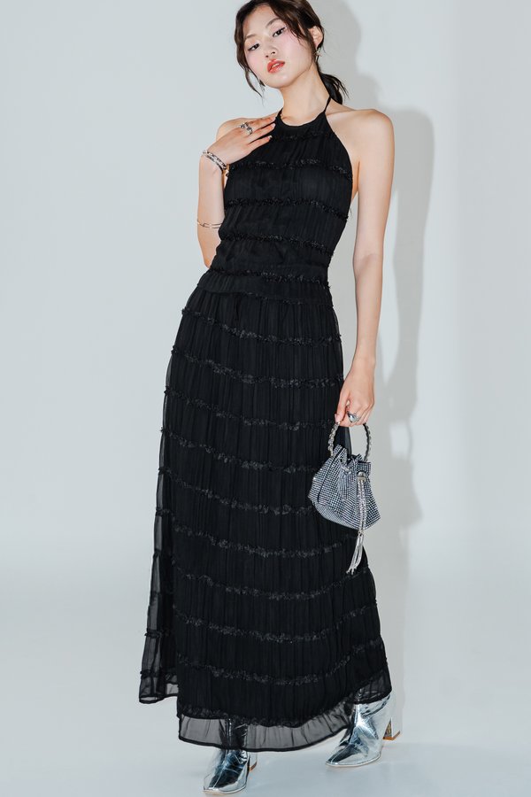 SET: Refresh Tiered Padded Top + Revive Tiered Maxi Skirt