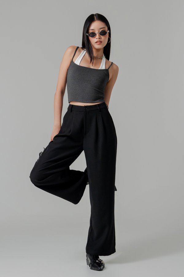 Progress Tailored Pants in Black Progress Tailored Pants in Black