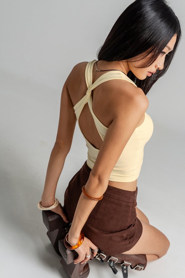 Interwind Basic Tank Top in Butter Yellow