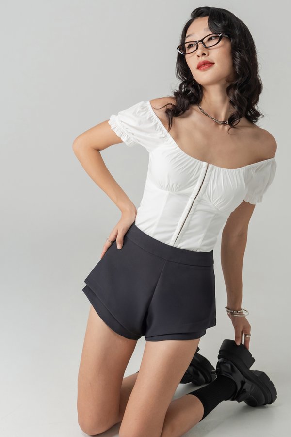 Cutting Edge Double Layered Shorts in Executive Grey