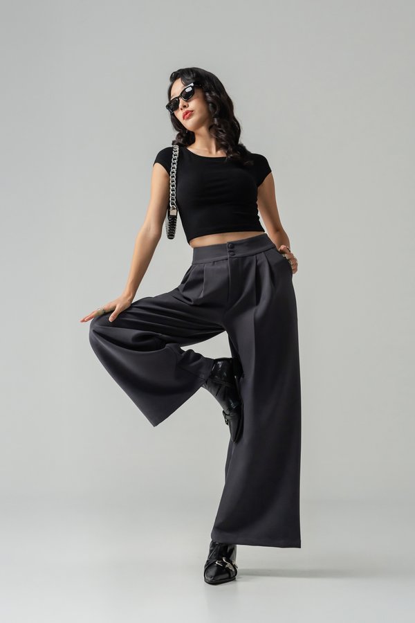 Power Button Pants in Executive Grey